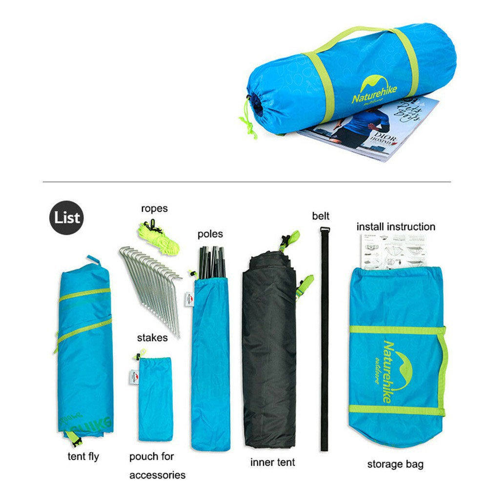 Lều cắm trại 3 người Naturehike Classic Camping Tent Fabric NH18Z033-P