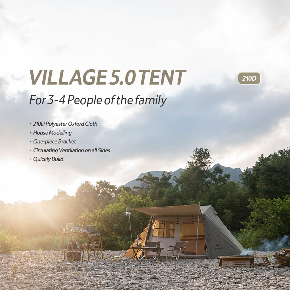 Lều 4 người Naturehike Automatic Family Cabin NH21ZP009