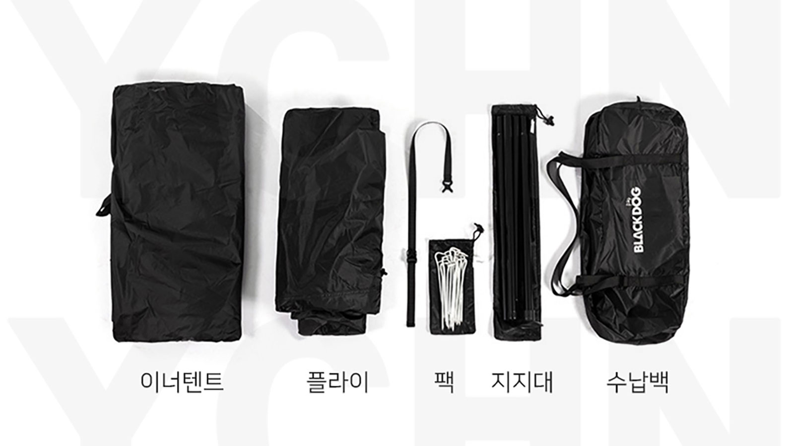 Lều cắm trại 3 người Blackdog Pyramid Tent BD-ZP003
