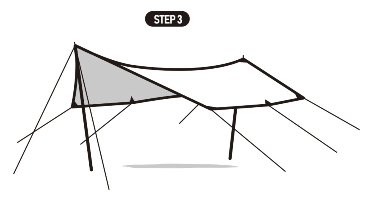 Tăng lều dã ngoại Naturehike Glamping Camping Fly Tent NH20TM005-9782