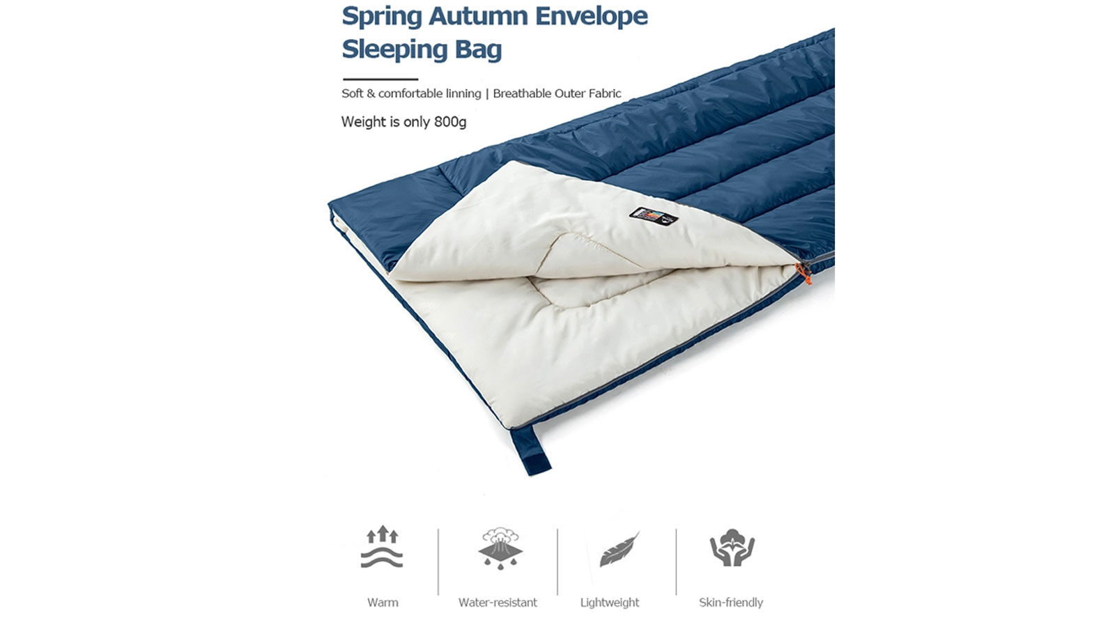 Túi ngủ mùa hè siêu nhẹ Naturehike Ultralight Sleeping Bag NH19S015-D