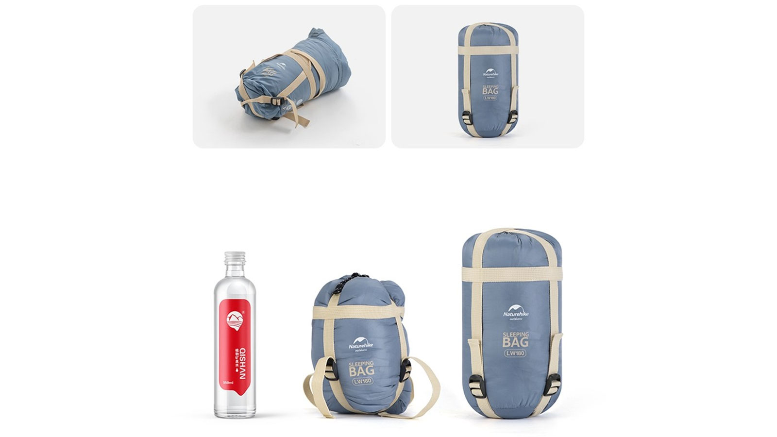 Túi ngủ siêu nhẹ Naturehike Cotton Sleeping Bag LW180 NH21MSD09