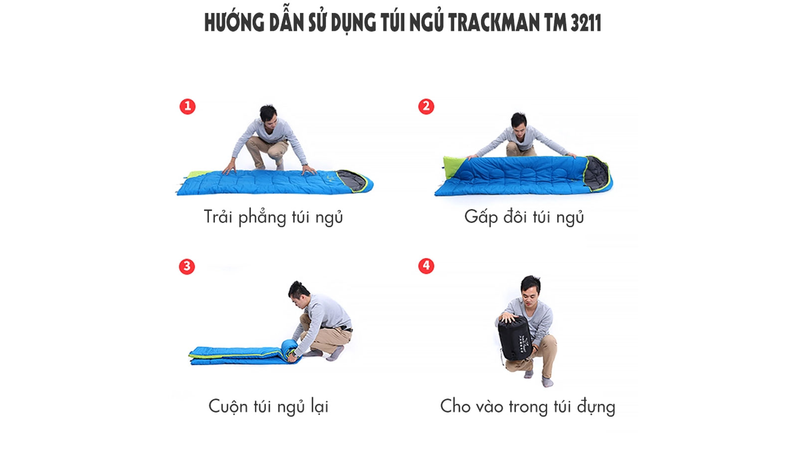 Túi ngủ Track Man Sleeping Bag TM3211 200g - 7944